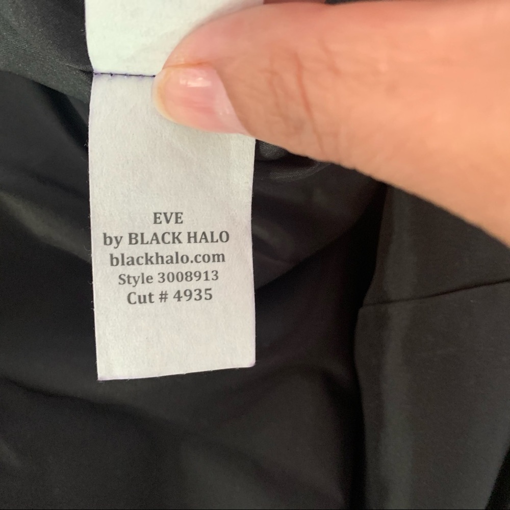 EVE‎ BLACK HALO Gown EUC Size 2 - Picture 5 of 5